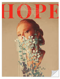 Selvklæbende plakat Growing Hope