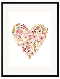 Gerahmter Kunstdruck Sommerkranz