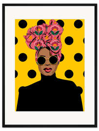 Gerahmter Kunstdruck Black Beauty