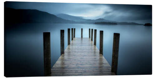 Quadro em tela Pier em Derwent Water