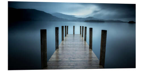 Foam board print Pier on Derwent Water