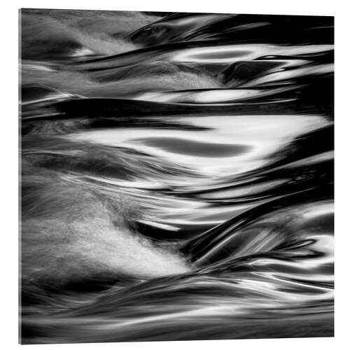 Acrylglas print Waves play on the Lake District