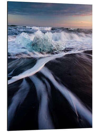 Obraz na aluminium Ice cream on Jokulsarlon beach, Iceland