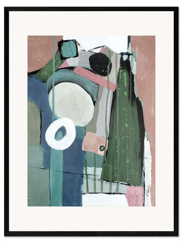 Gerahmter Kunstdruck Instabil
