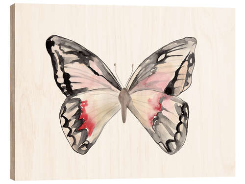 Wood print Butterfly