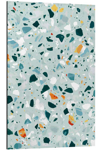 Alubild Mint Terrazzo