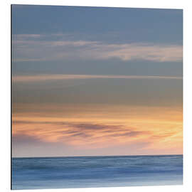 Aluminium print Play of colors by the sea IV