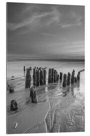 Tableau en plexi-alu Épis sur la plage