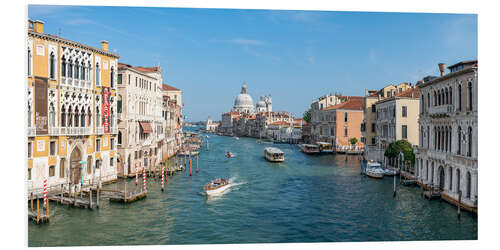 Foam board print Grand Canal in summer