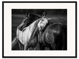 Gerahmter Kunstdruck Warmer Regen