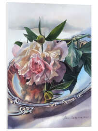 Gallery print Still life with a peony