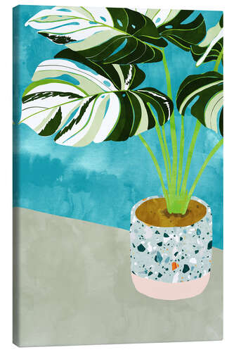 Canvas-taulu Variegated Monstera