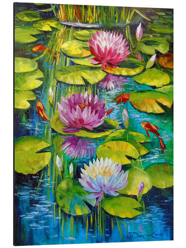 Aluminium print Beautiful pond