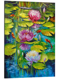 Aluminium print Beautiful pond