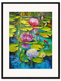 Framed art print Beautiful pond