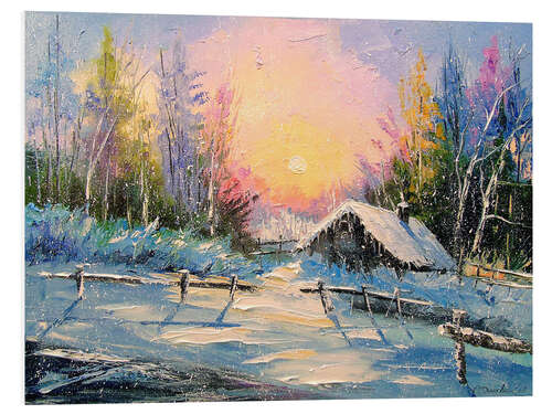 PVC print Winter dawn