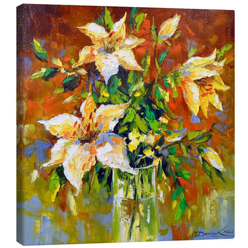 Canvas print Bouquet of lilies