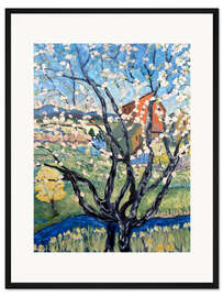 Gerahmter Kunstdruck Kirschbaumansicht