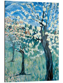 Magnettafel Apfelblüten