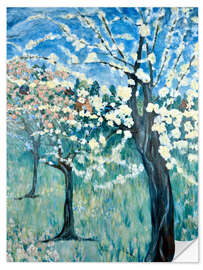 Wandsticker Apfelblüten