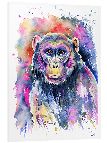 Foam board print Chimpanzee