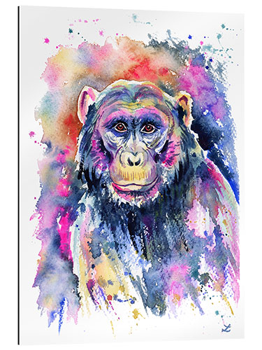 Quadro em plexi-alumínio Chimpanzé