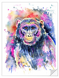 Wall sticker Chimpanzee