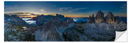 Sisustustarra Sunrise in the Dolomites