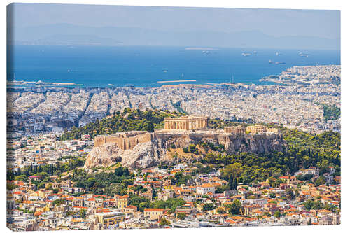 Leinwandbild Die Akropolis von Athen, Griechenland