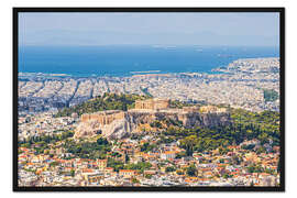 Gerahmter Kunstdruck Die Akropolis von Athen, Griechenland