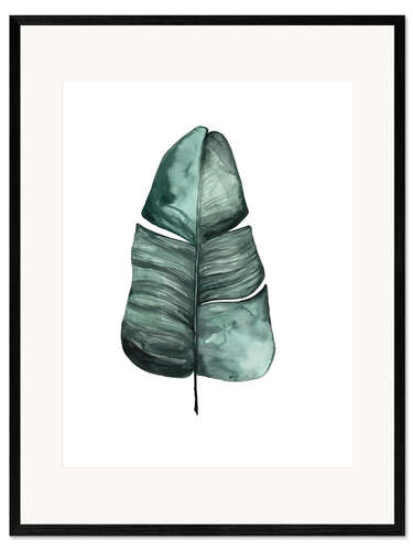 Ingelijste kunstdruk Banana leaf