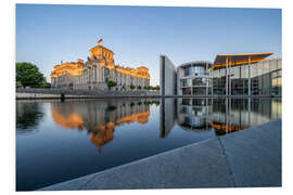 PVC-tavla Reichstag and Paul-Löbe-Haus in Berlin