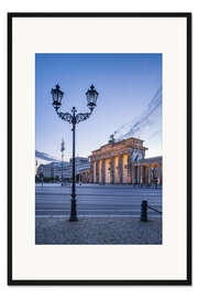 Gerahmter Kunstdruck Brandenburger Tor am Platz des 18. März
