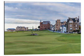 Tableau en aluminium Trou 18 du Old Course à St Andrews, Écosse