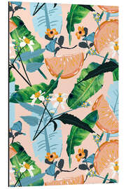 Aluminium print Summer Botanicals