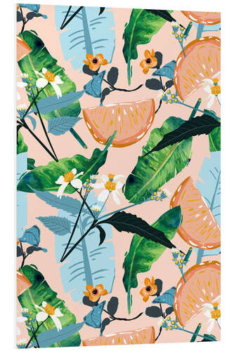 Foam board print Summer Botanicals