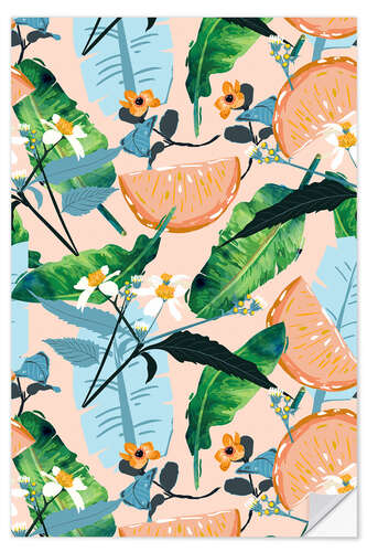 Wandsticker Sommer Botanicals