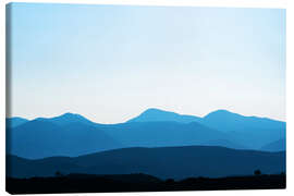 Canvas print Blue mountain early in the morning