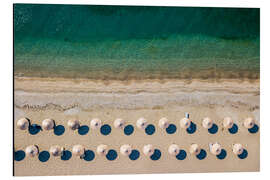 Magnettafel Sonnenschirme am Strand