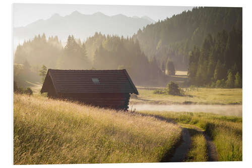 Foam board print Picturesque Karwendel