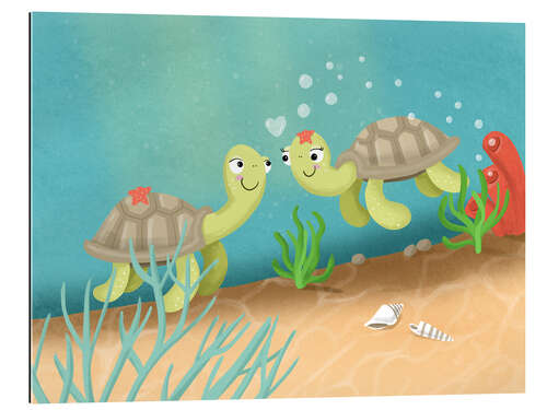 Gallery print Two turtles