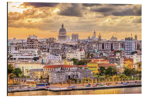 Cuadro de aluminio Horizonte de la Habana