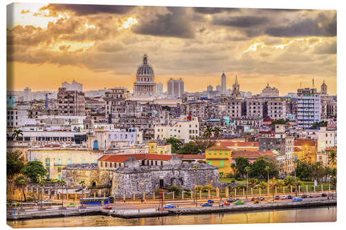 Leinwandbild Skyline von Havanna