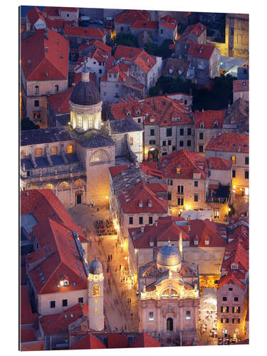 Gallery Print Luza-Platz und Kathedrale Mariä Himmelfahrt in Dubrovnik, Kroatien