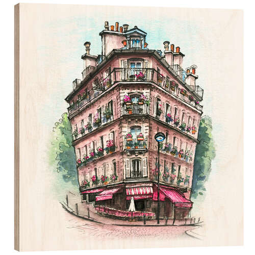 Puutaulu House with a café in Paris