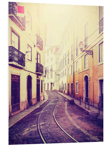 Foam board print Lisbon's alleys, Portugal