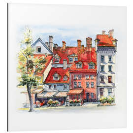 Magnettafel Altstadt von Riga, Lettland