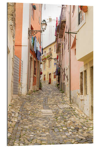 Gallery print Narrow streets in the old town of Lisbon