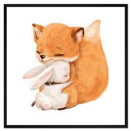 Gerahmter Kunstdruck Ein warmes Willkommen