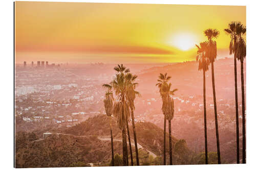 Gallery print Sunset in Griffith Park, Los Angeles